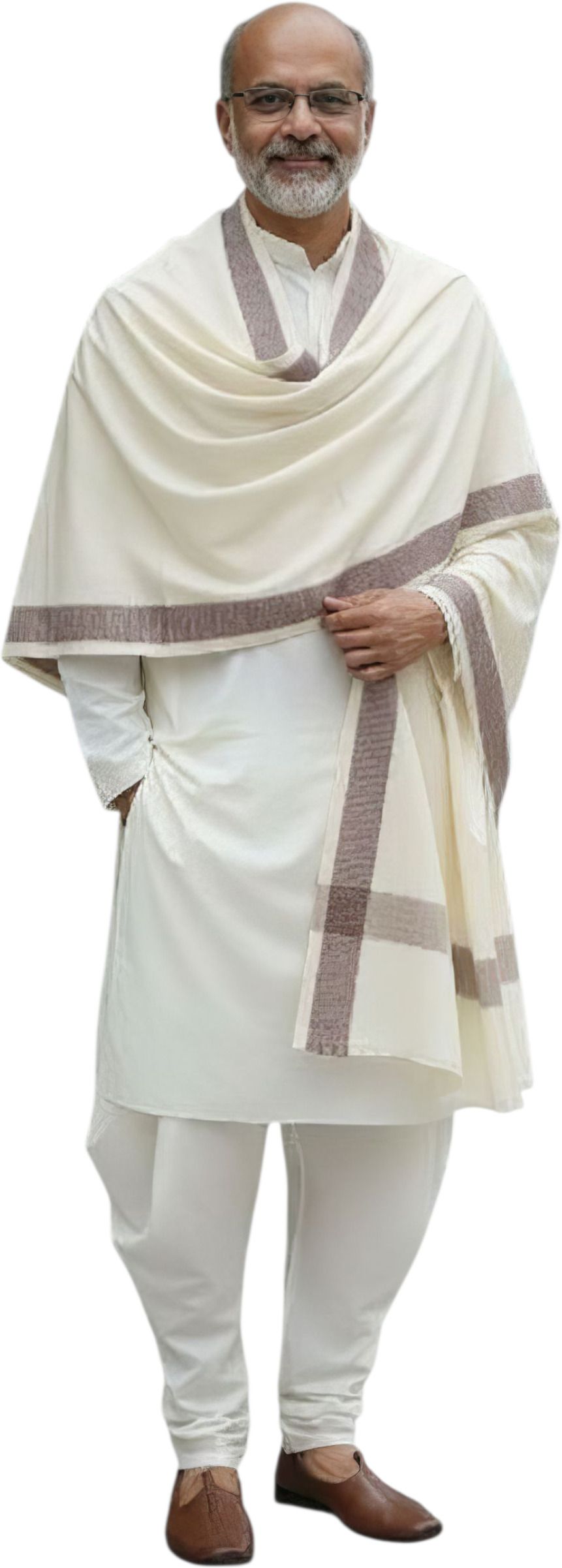 Iqra Mart Polyester Lycra Blend, Wool, Acrylic Solid, Woven, Self Design Women, Men Shawl-picture-27