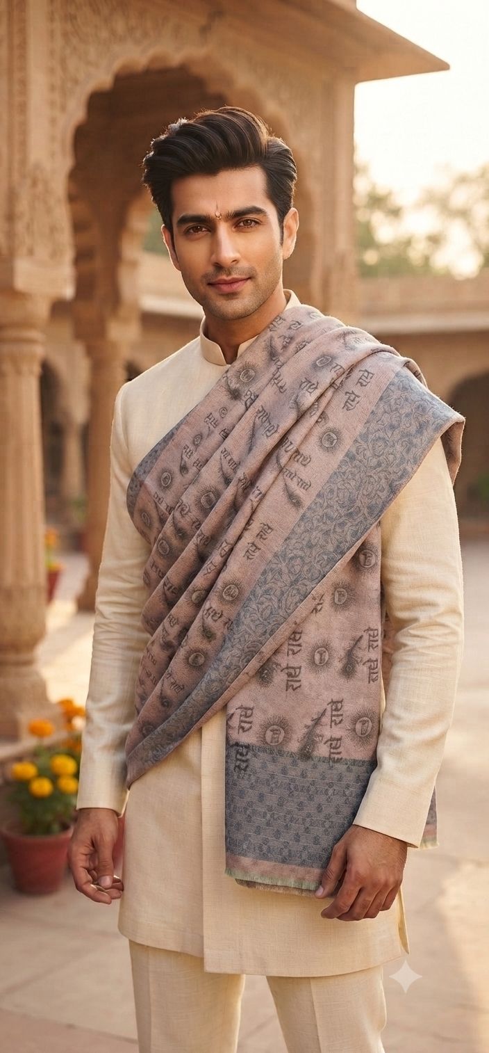 lAdnan Enterprises Poly Cotton Self Design Women, Men Shawl-picture-33