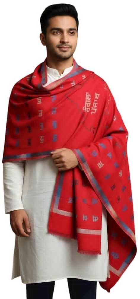 Fancy duppatta house Pashmina Embroidered Women, Men Shawl-picture-38