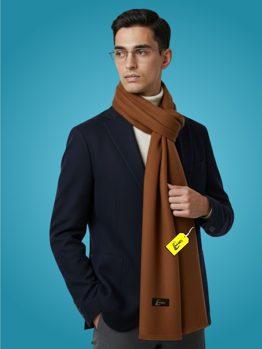 MHAX Wool Solid Men Shawl-picture-31