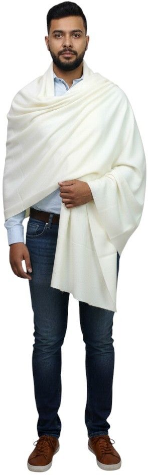 Vrinde Wool Self Design Men Shawl-picture-41
