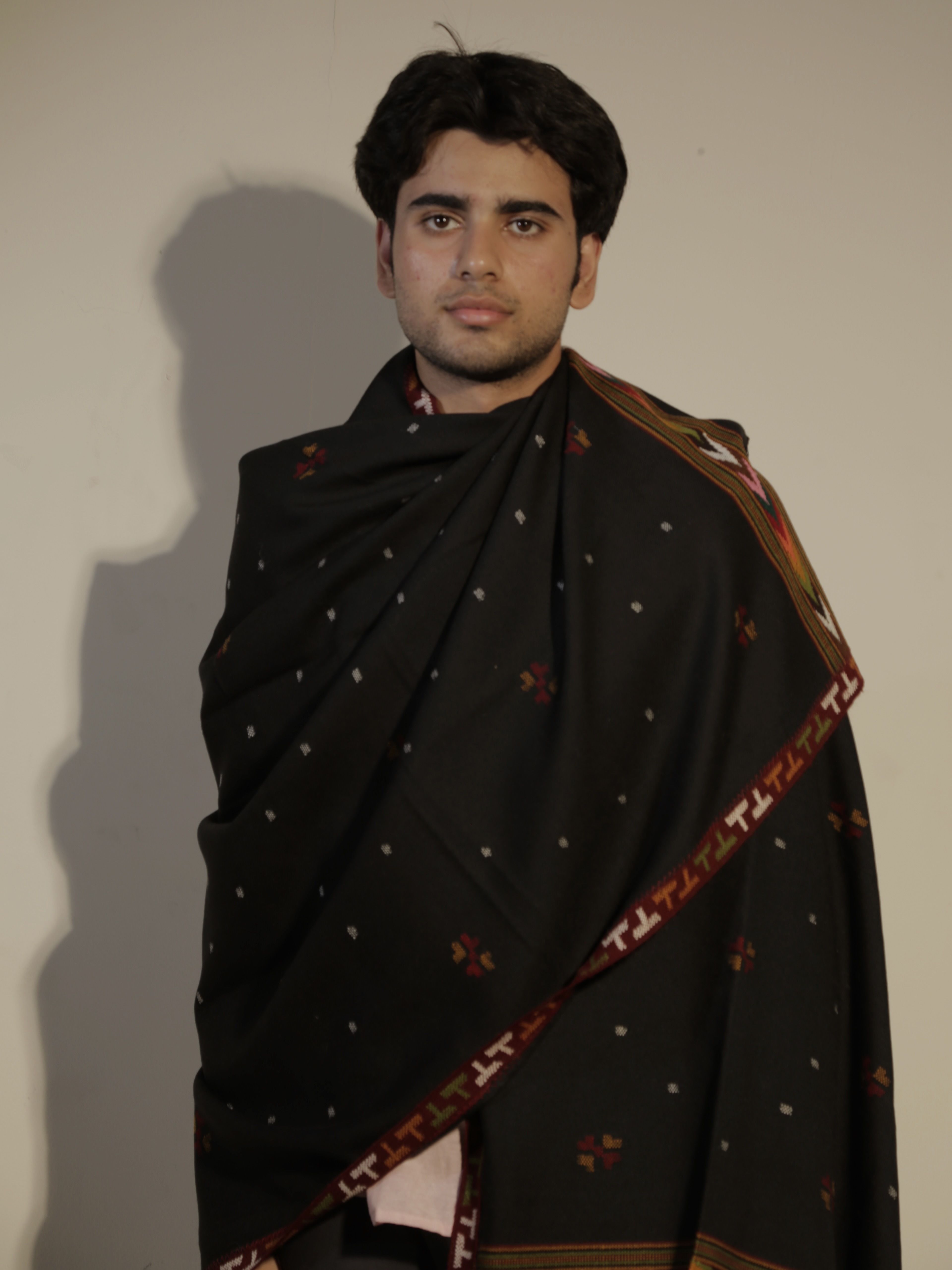Udaynium Wool Embroidered Men, Women Shawl-picture-20