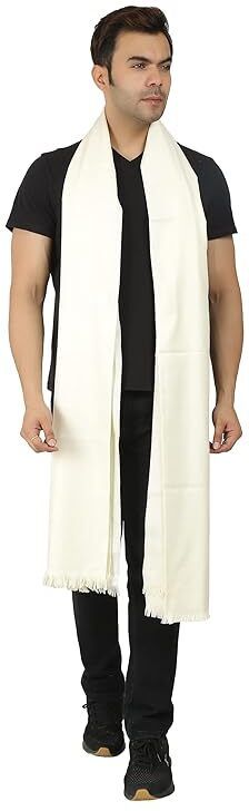Kashmiri Thead Wool Self Design Men Shawl-picture-23