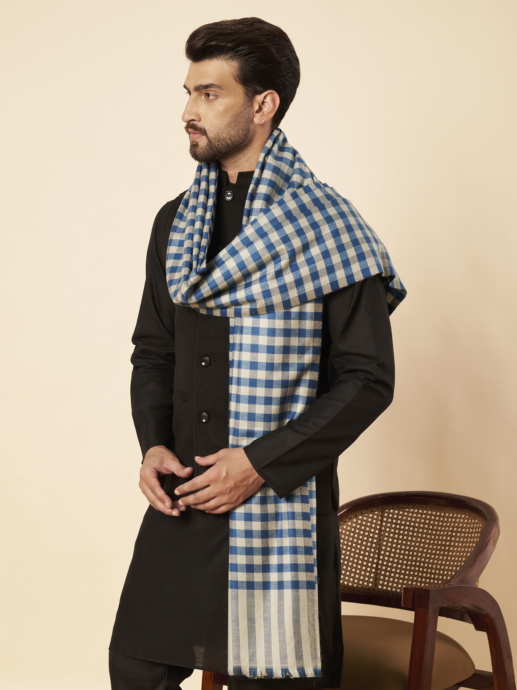 Zamour Acrylic Woven Men Shawl-picture-47