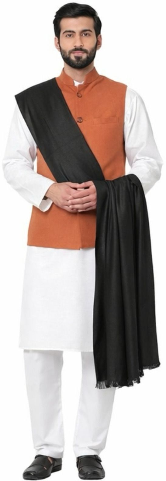 Anshu fashion Wool Self Design Men Shawl-picture-39