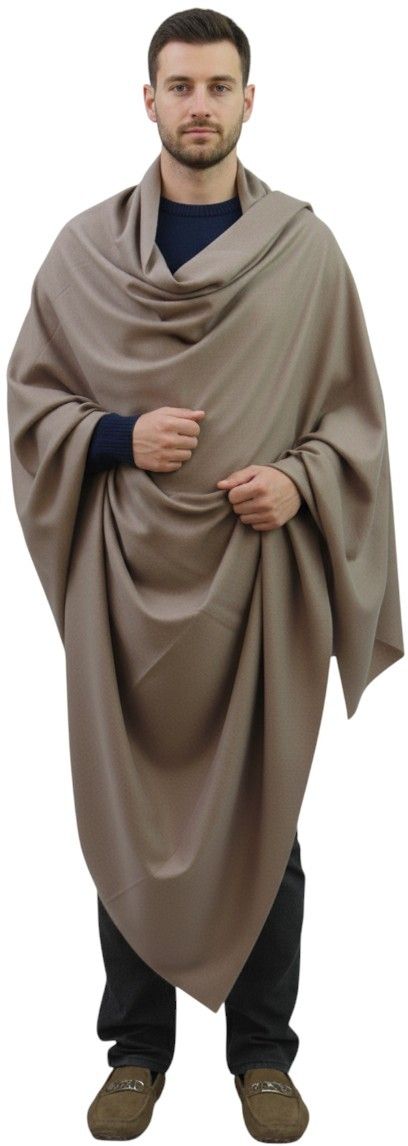Sprha Wool Solid Men Shawl-picture-19