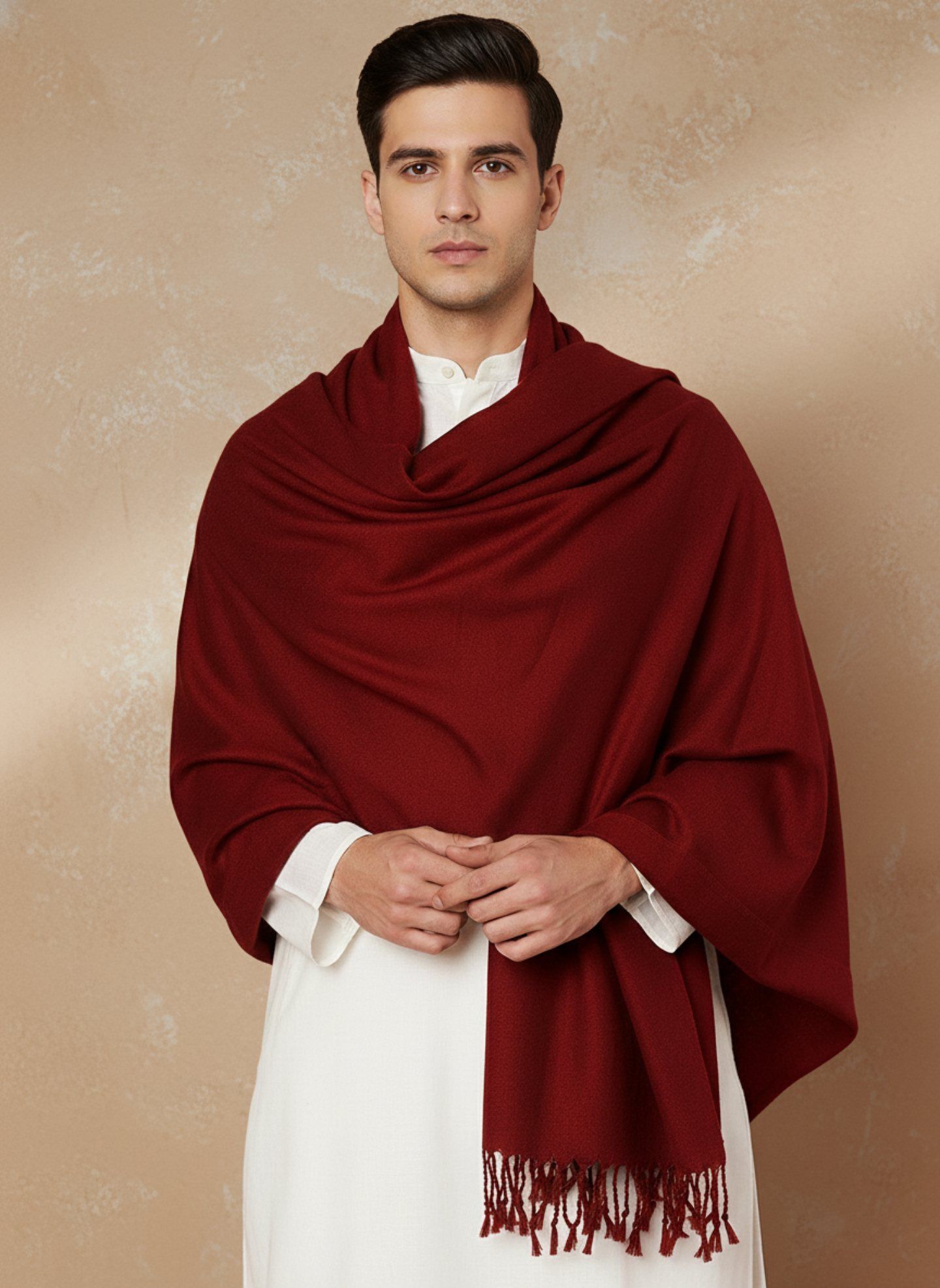 Zamour Acrylic Woven Men Shawl-image-37