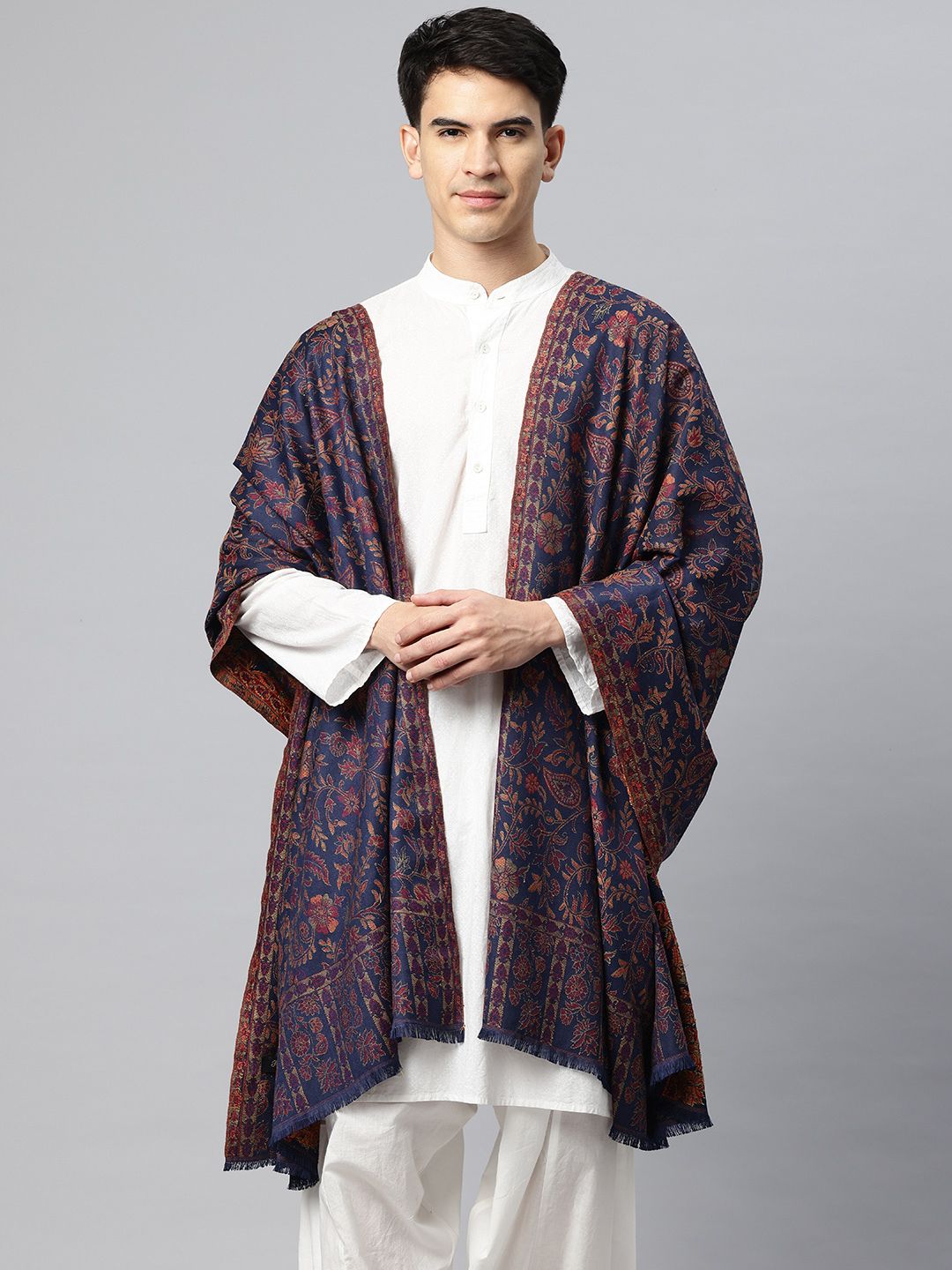 swi stylish Wool Woven Men Shawl-picture-11