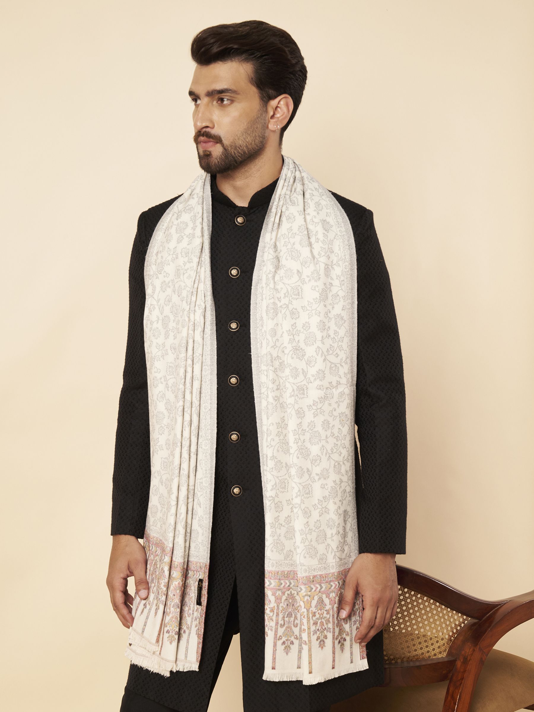 Zamour Acrylic Woven Men Shawl-picture-46