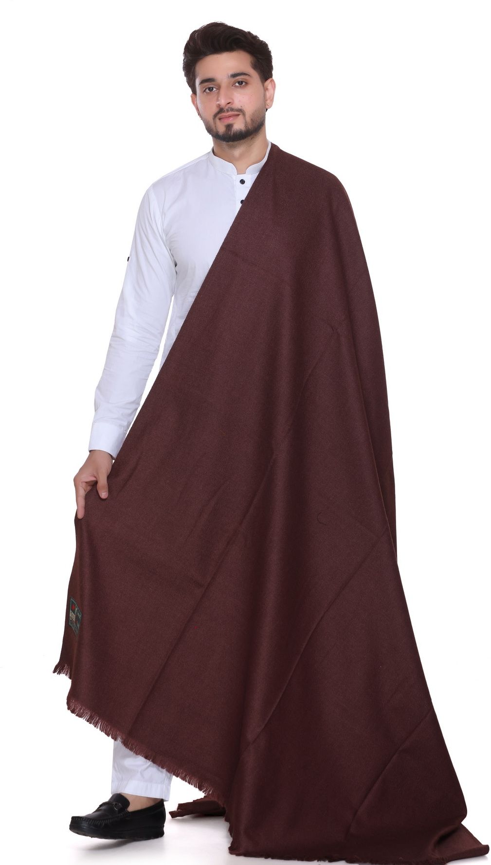 MANBHAV Acrylic Solid Men Shawl-picture-16