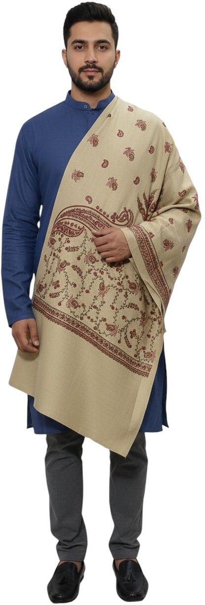 Vrinde Wool Printed Men Shawl-picture-42