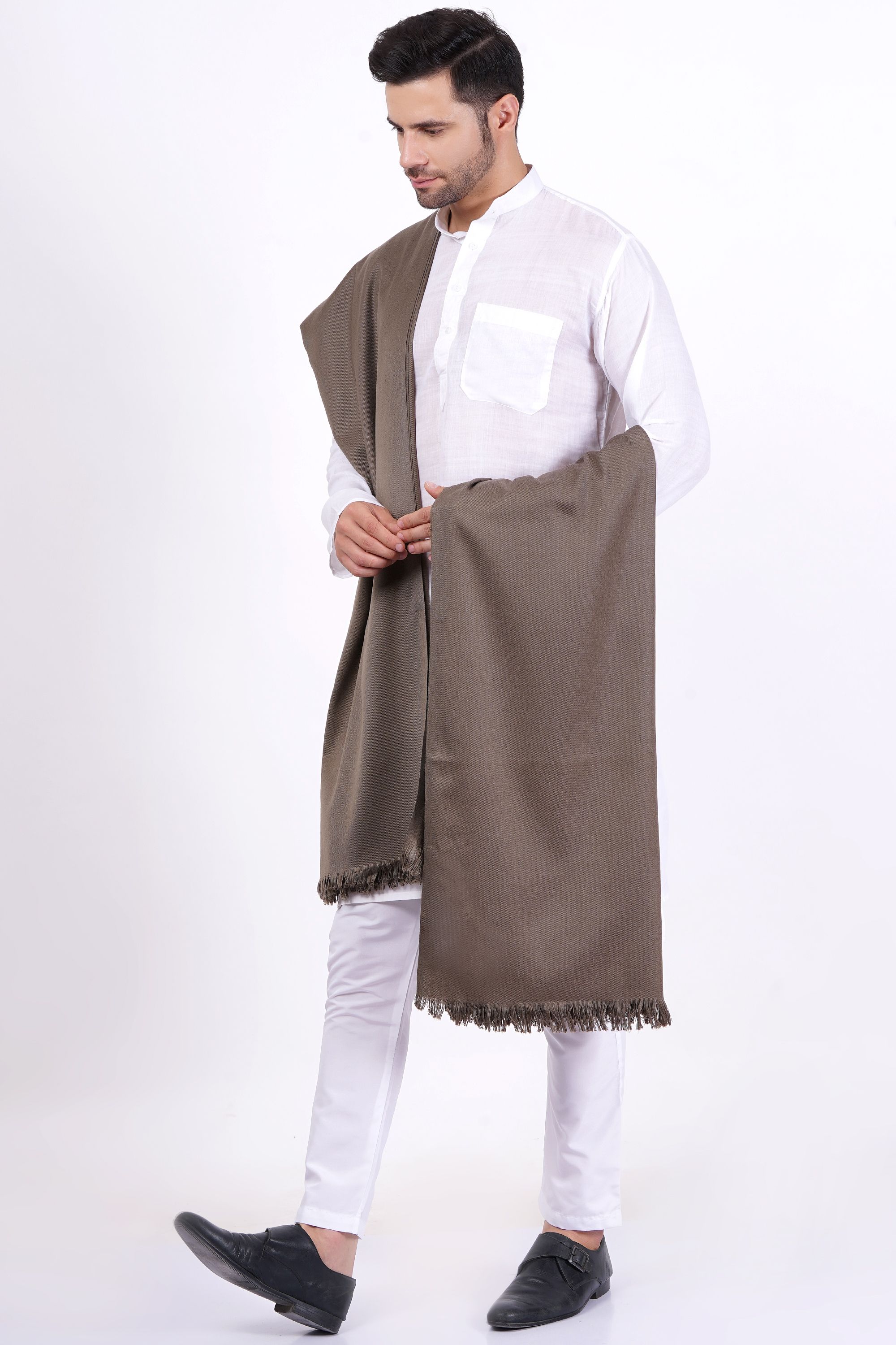 JAG Wool Solid Men Shawl-picture-12