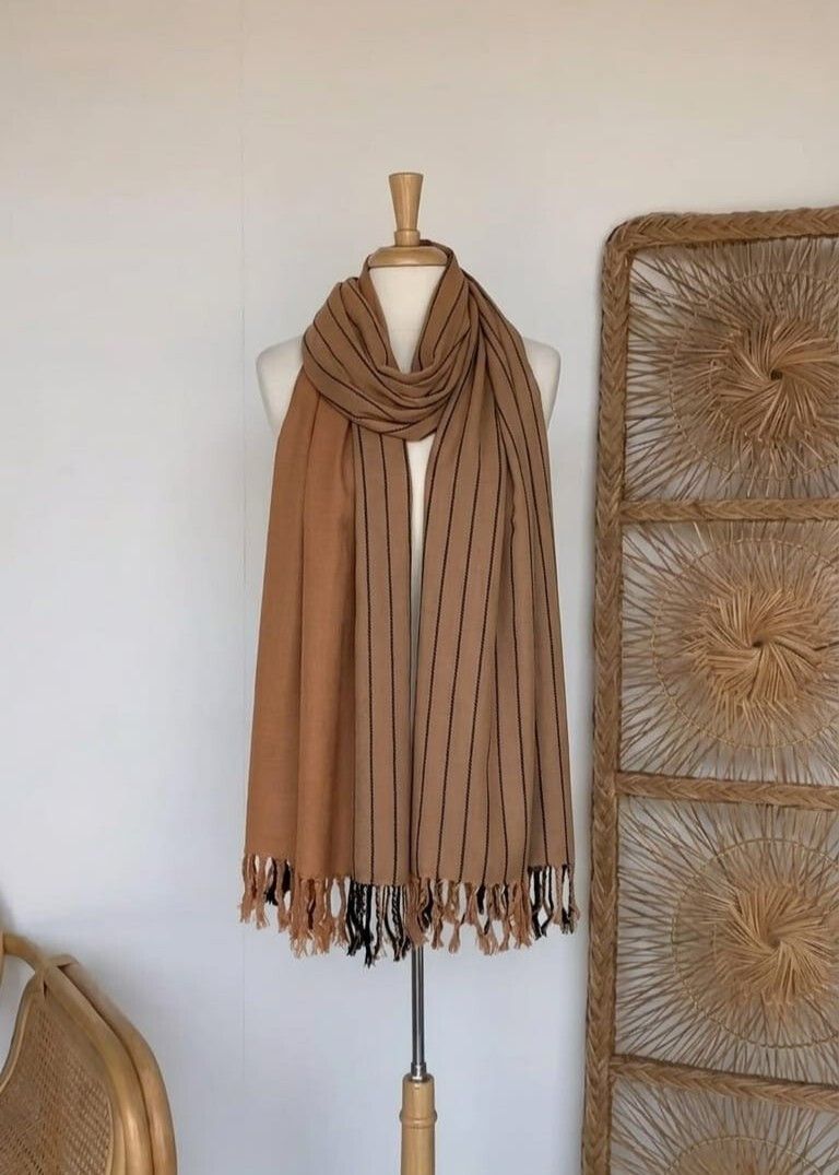 YARNSOFYORE Wool Self Design Women, Men Shawl-picture-12