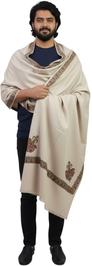 Sprha Pashmina Embroidered Men Shawl-picture-32