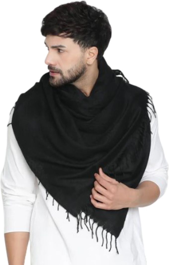 Collective Stitch Cotton Solid Men Shawl-picture-36