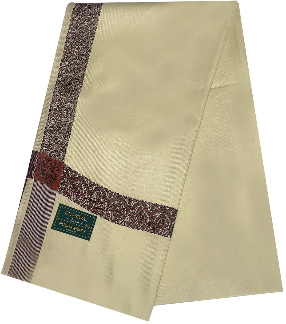 Rudrawraps Poly Wool Solid Men Shawl-picture-33