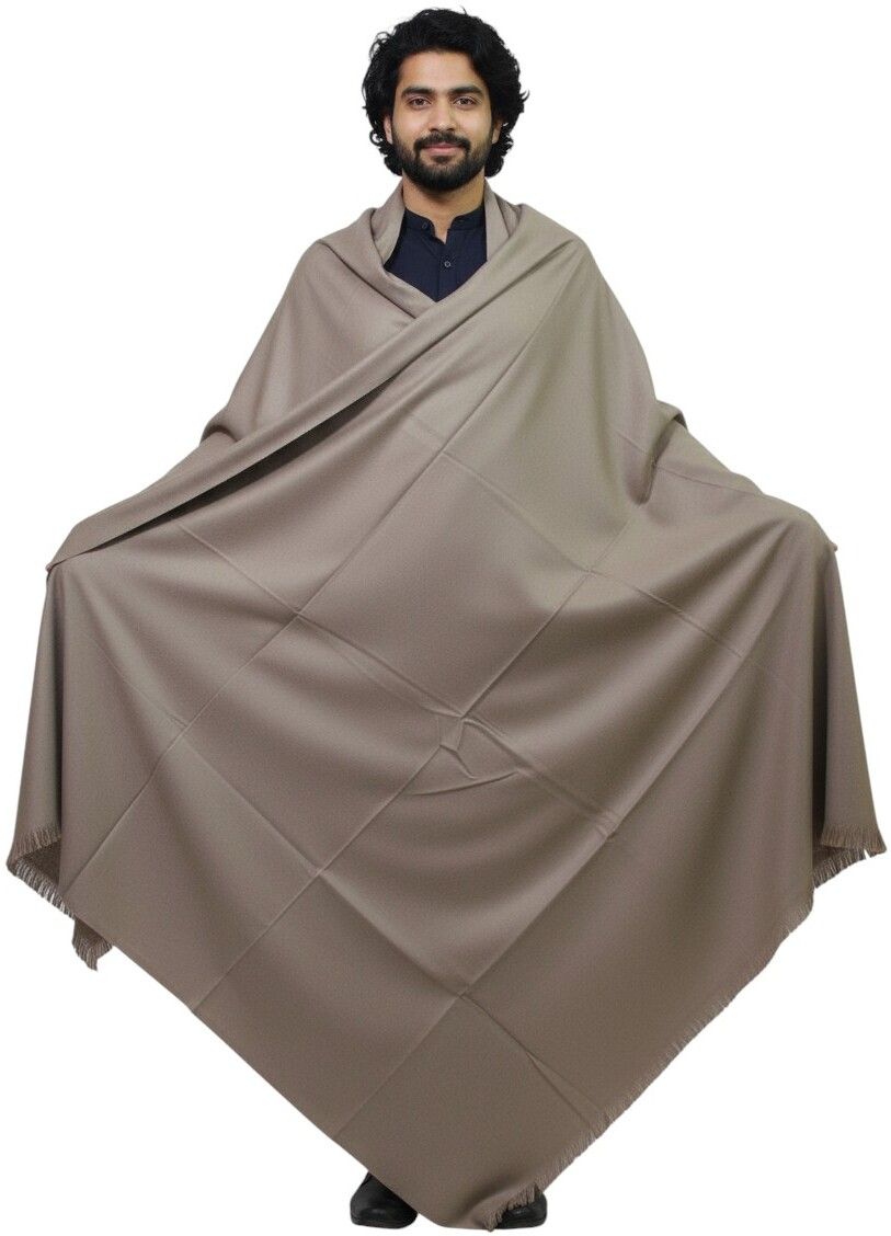 Vrinde Wool Solid Men Shawl-picture-23