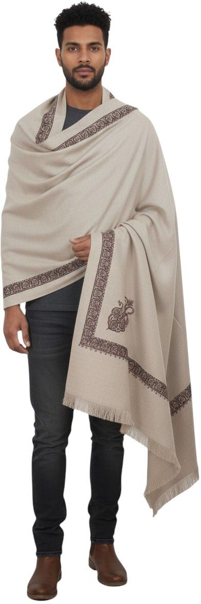 Vrinde Wool Printed Men Shawl-picture-12