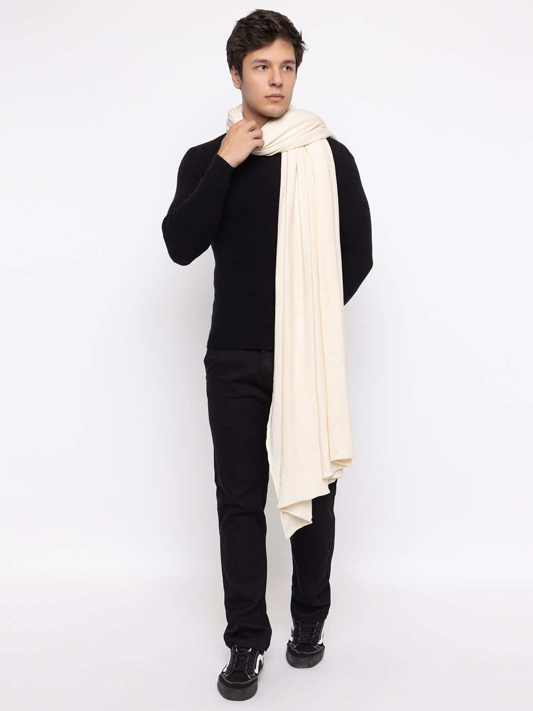 513 Acrylic Solid Men Shawl-picture-18