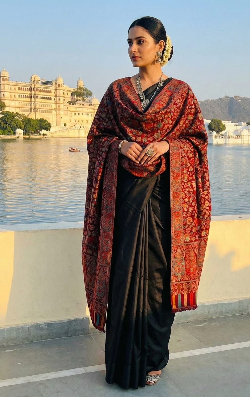 The Kashmirwalla Cashmere Woven Women, Men Shawl-picture-41