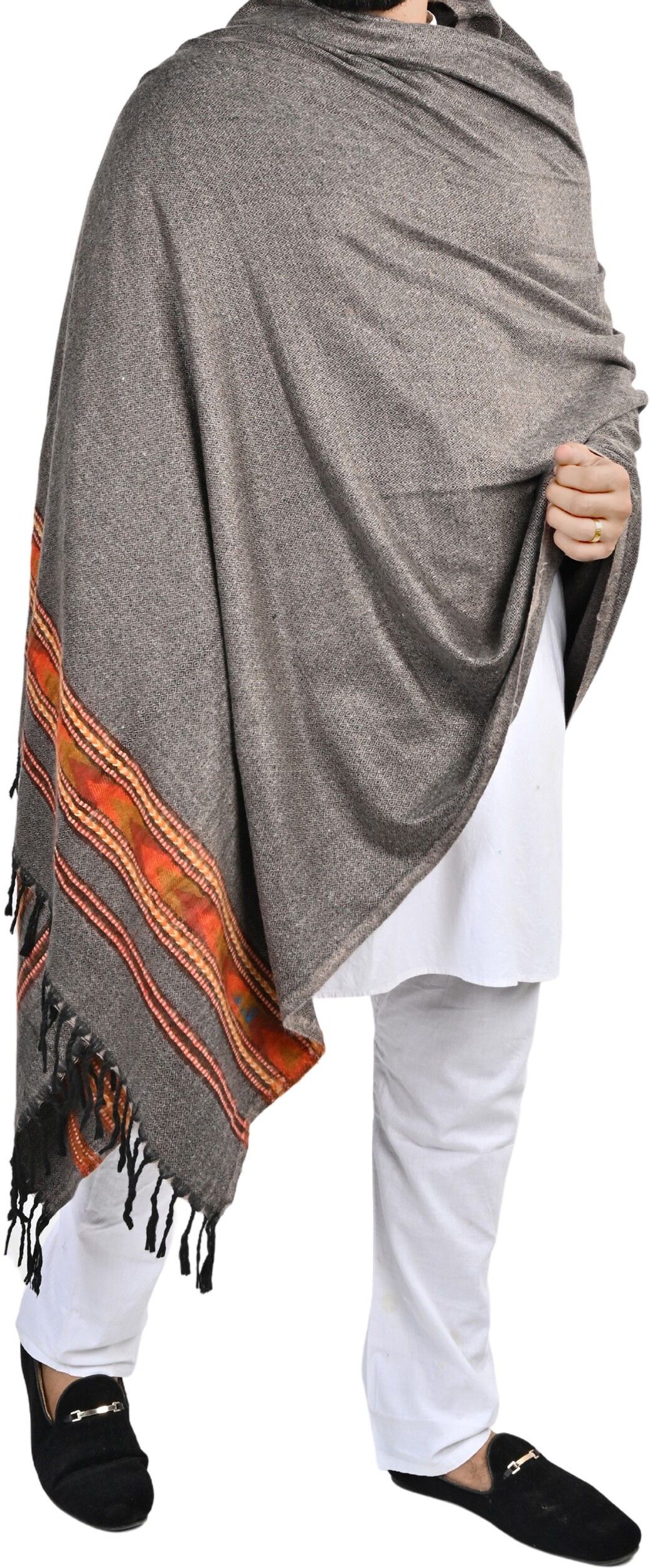 FusFus Wool Woven Men Shawl-picture-22