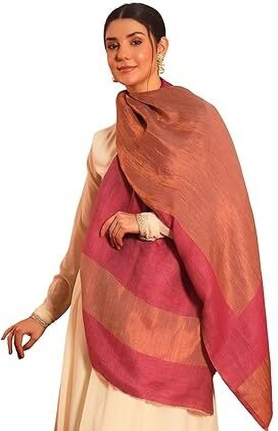 Hellknit Polyester Wool Blend Solid Women, Men Shawl-picture-12