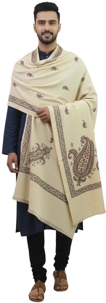 Vrinde Wool Printed Men Shawl-picture-46