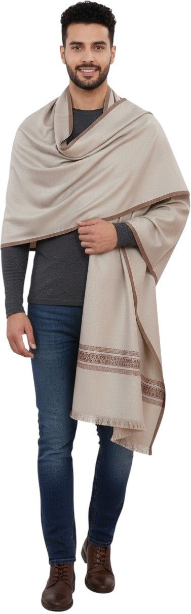 Vrinde Wool Solid Men Shawl-picture-25