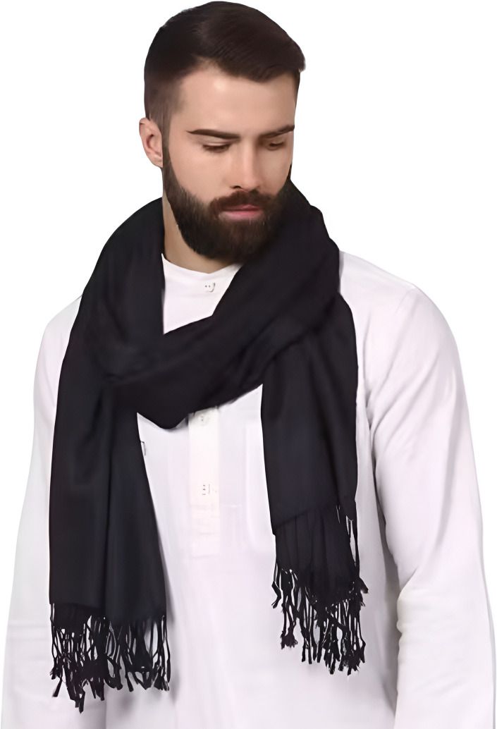 Collective Stitch Cotton Solid Men Shawl-picture-35