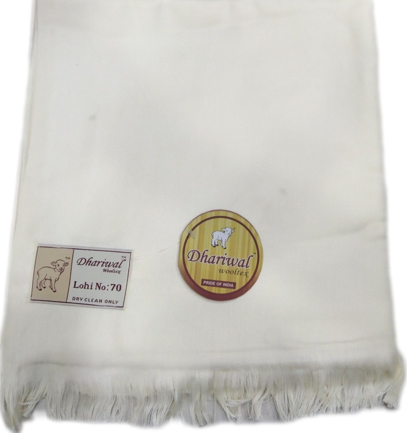 Dhariwal Wool, Polyester Wool Blend Solid Men Shawl-image-20