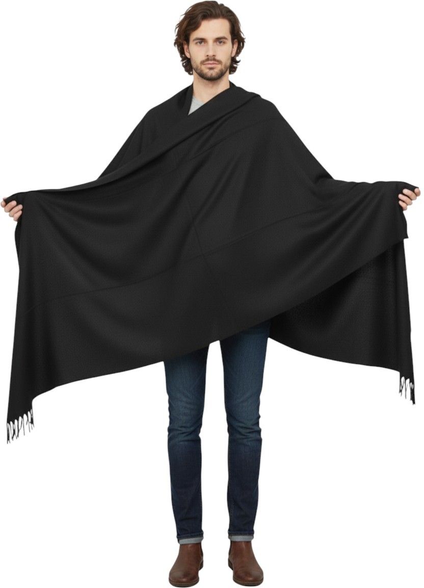 Vrinde Wool Solid Men Shawl-picture-21