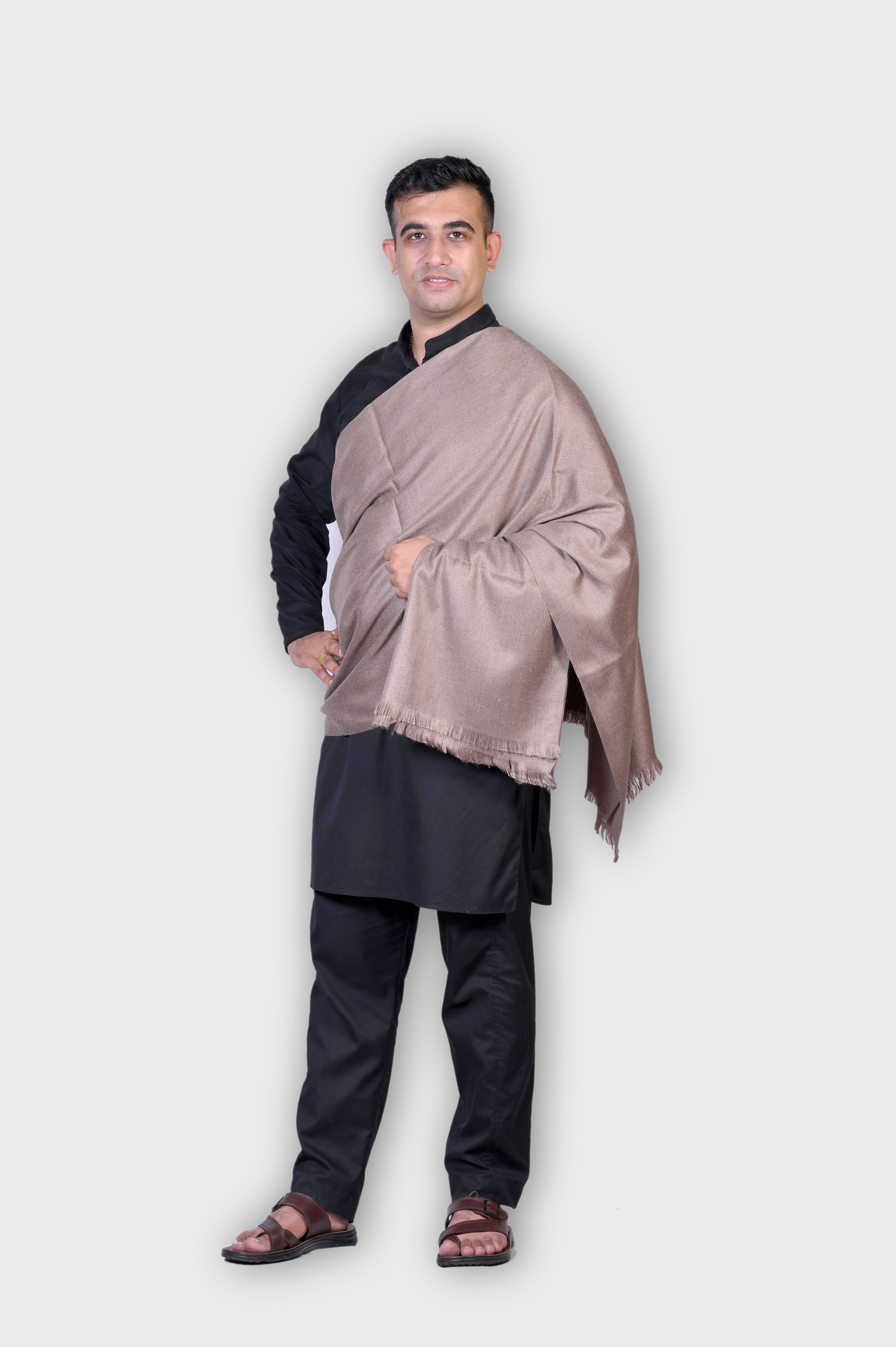 Allure Motifs Wool Woven Men, Women Shawl-picture-22