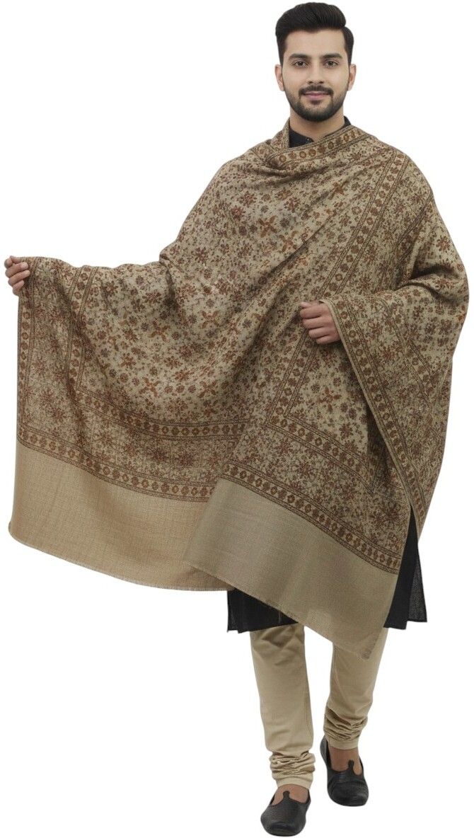 Sprha Wool Printed Men Shawl-picture-44