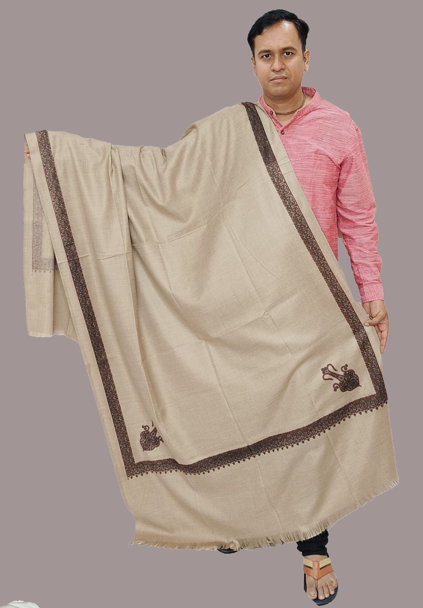 Sprha Wool Printed Men Shawl-picture-11