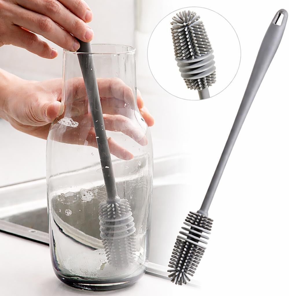 creatmii Long Handle Silicone Bottle Cleaning Brush-picture-20