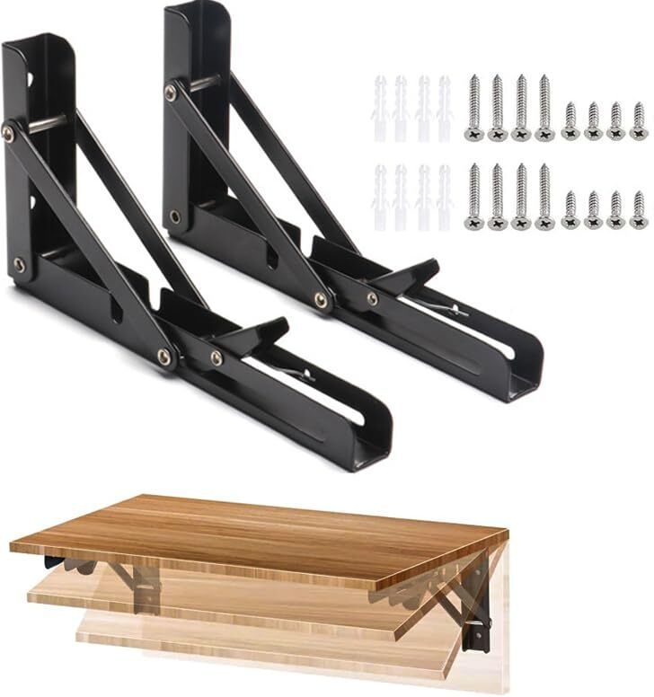trendora FSB-12IN-BLK-01 30 cm Shelf Bracket-picture-8