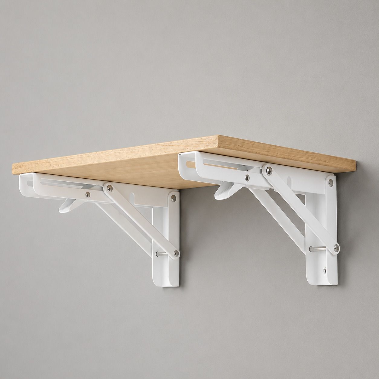 mount White Folding brecket 36 Shelf Bracket-picture-46