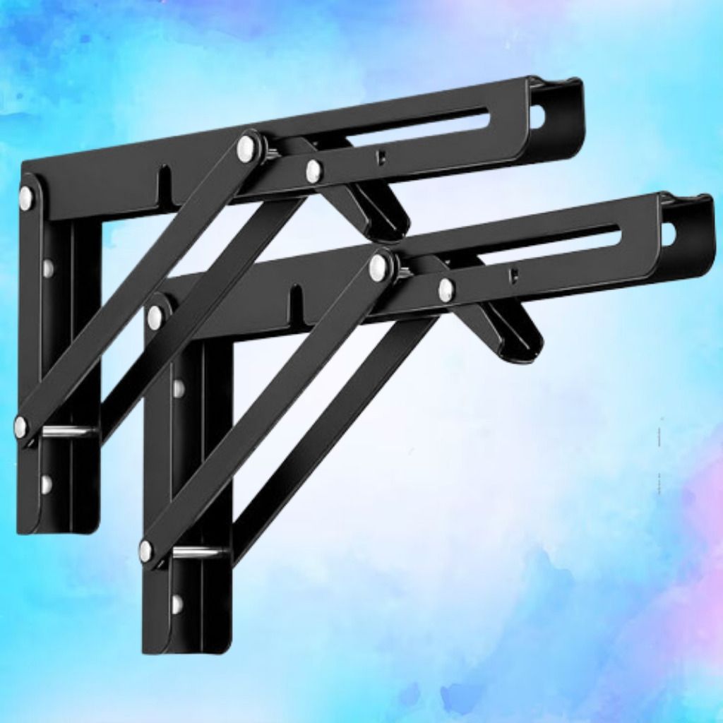 astahub Heavy Duty Folding Shelf Frame for Office and Home Use 20cm Shelf Bracket-picture-45