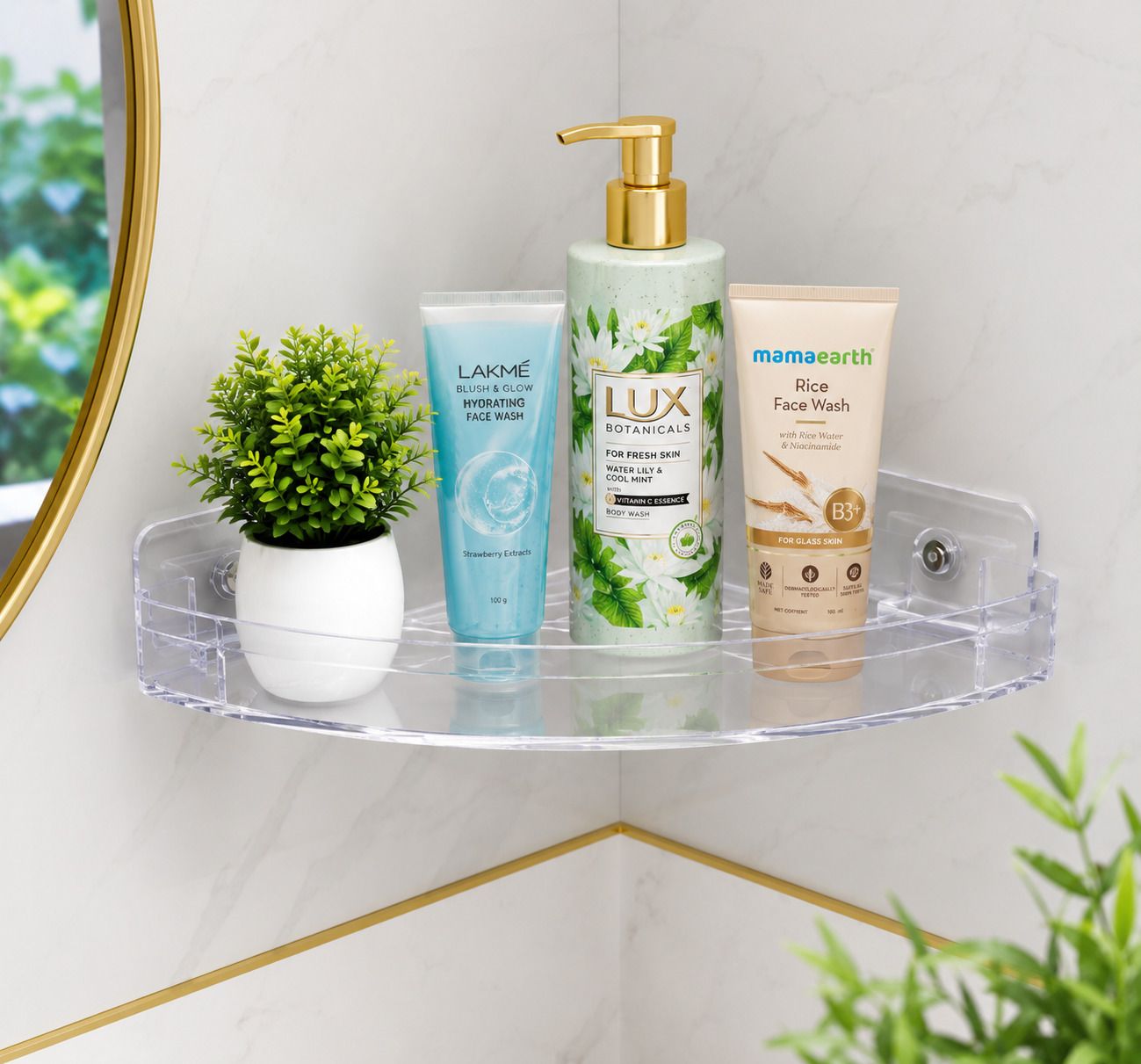 shrimajisa wall corner shelf 8x8 Shelf Bracket-picture-2