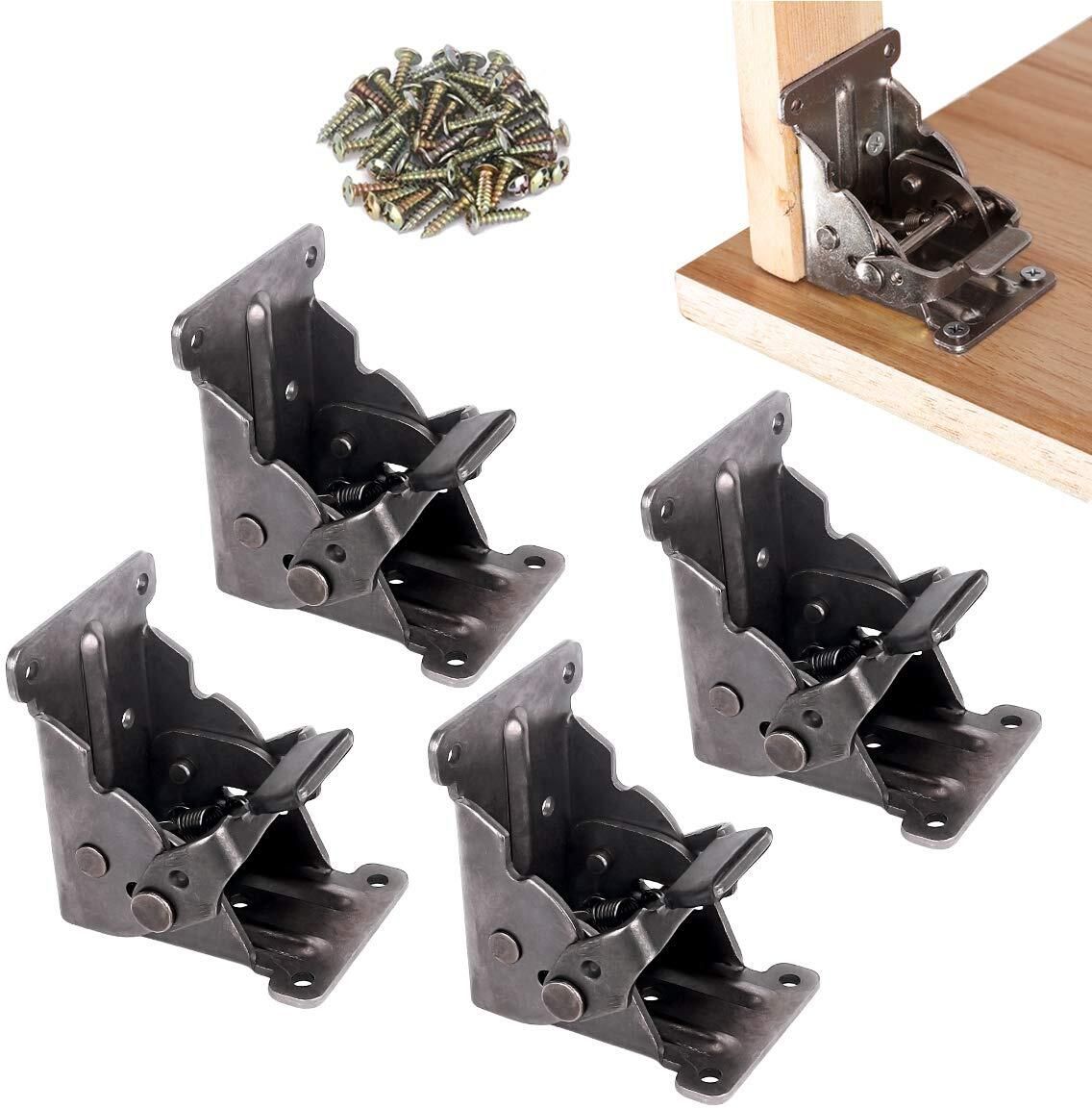 Folding Hinges Table Legs 90 Degree NA Shelf Bracket-image-14