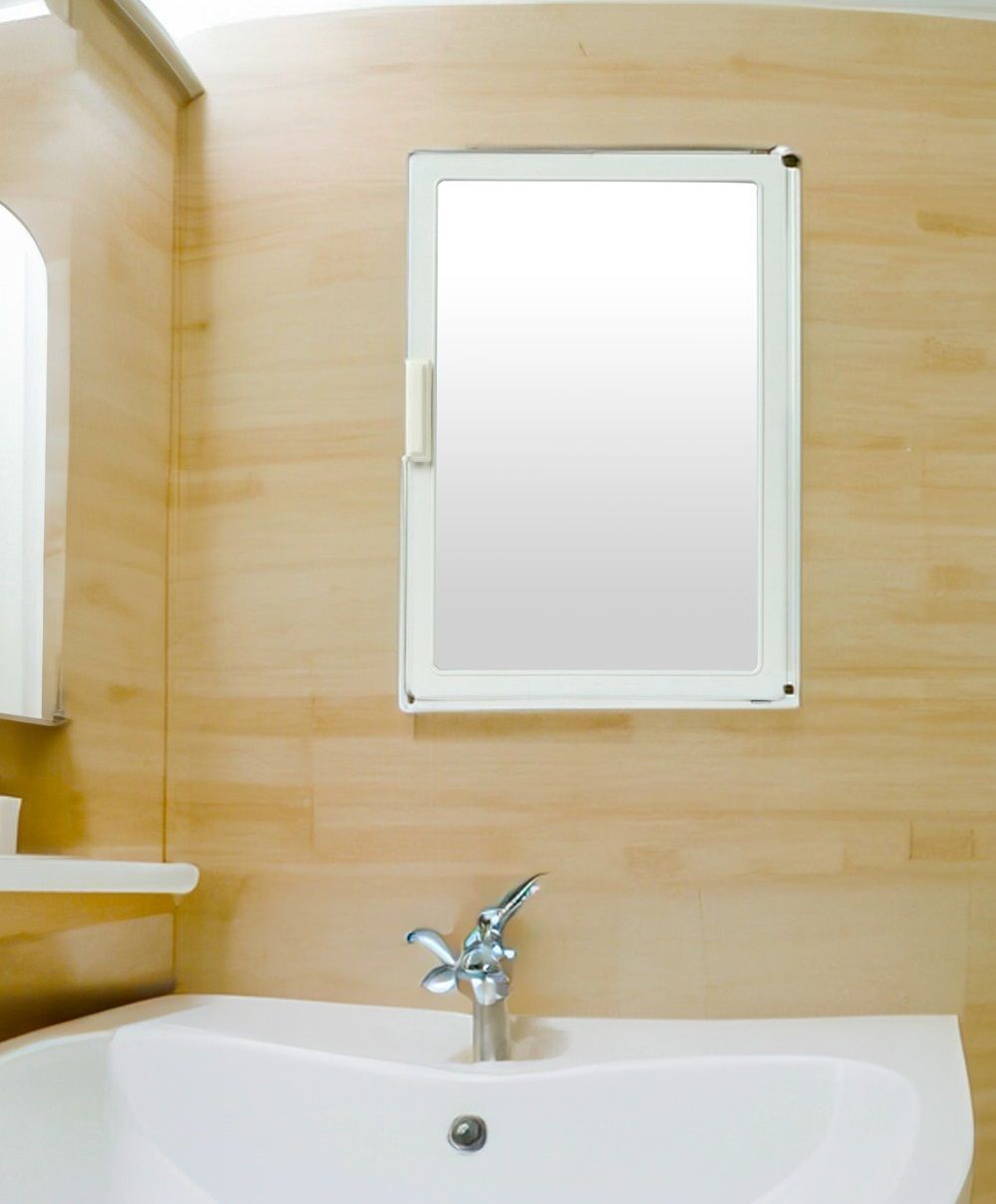SMALL MINI Mirror Storage Wall Cabinet for Bathroom Kitchen Medicines Makeup IVORY COLOR, Wall Hung Box with Mirror, SMALL SIZE, Multiuse Multipurpose Shelf Bracket-image-28