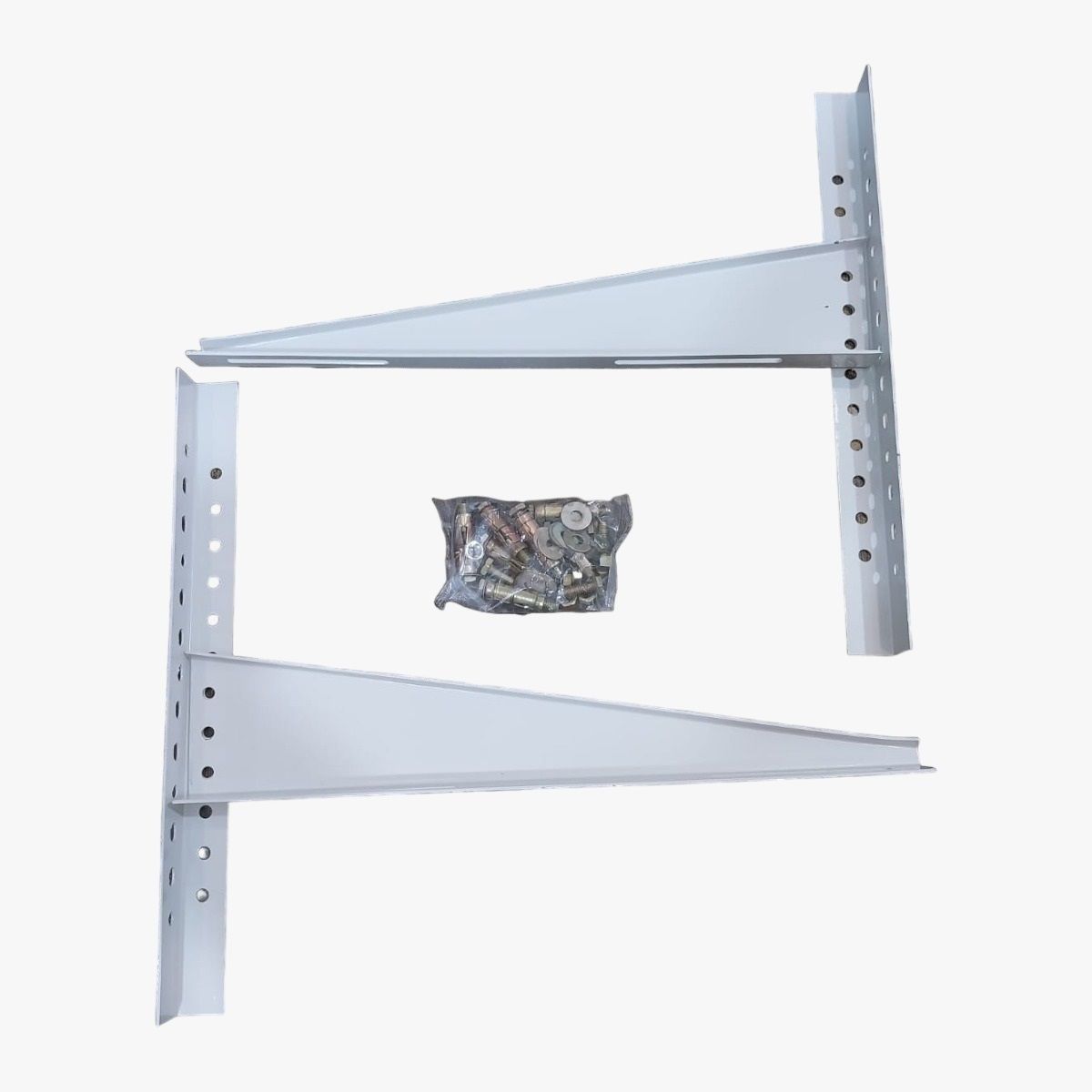 Heavy Duty Wall Mount AC Outdoor Stand, Air Conditioner Outdoor Unit Bracket for 1 Ton, 1.5 Ton, 2 Ton Stand L-47cm, Taper L-39cm Shelf Bracket