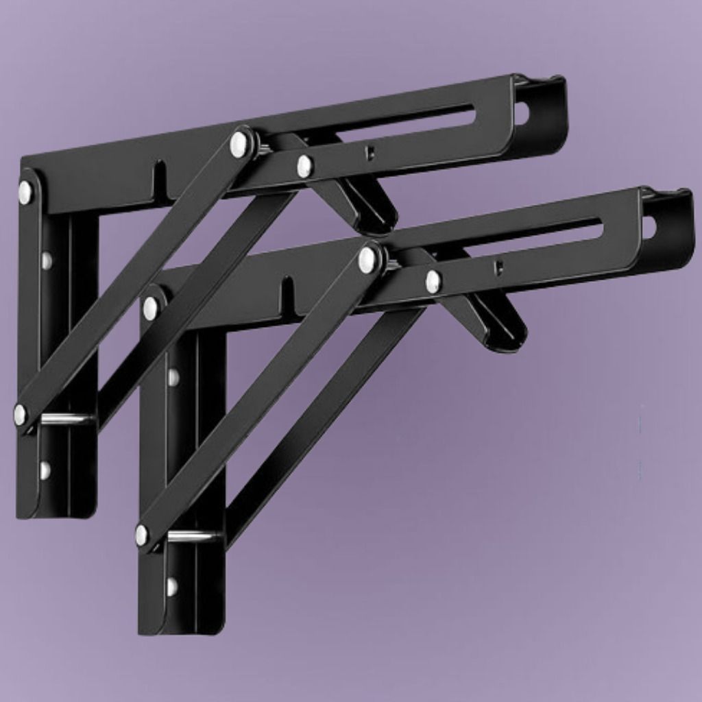 Adjustable Heavy Duty Wall Folding Shelf Bracket 20cm Shelf Bracket-image-41