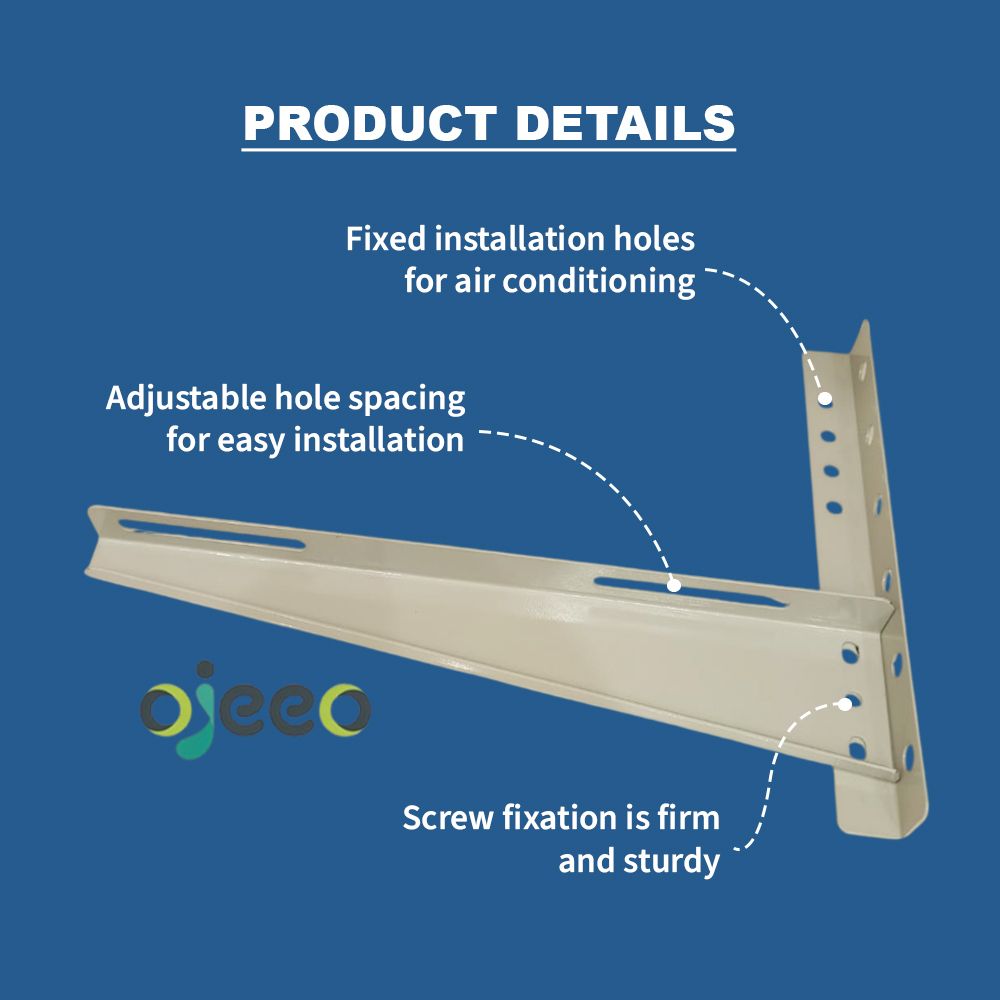 ojeeo Air Conditioner Outdoor Unit Mounting Bracket 61.7cm x 5cm Shelf Bracket-picture-12