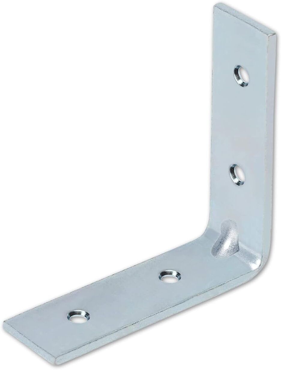 amazio Angle Bracket for Reinforcing Chairs/Tables - Shelf Bracket 65mm- 24 Pcs. 65MM Shelf Bracket-picture-32