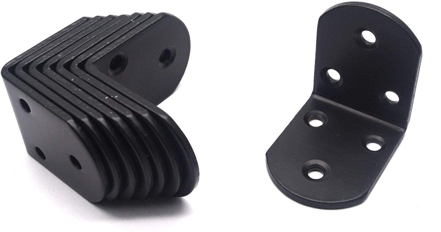 antiquity Right Angle Fastener Small 90 Degree Angle Shelf Support Brace Angle Bracket 2 INCH Shelf Bracket-picture-9