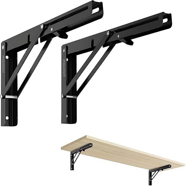 Brackets For Wall Shelves - Folding Shelf Bracket 30CM 30 CM Shelf Bracket-image-1