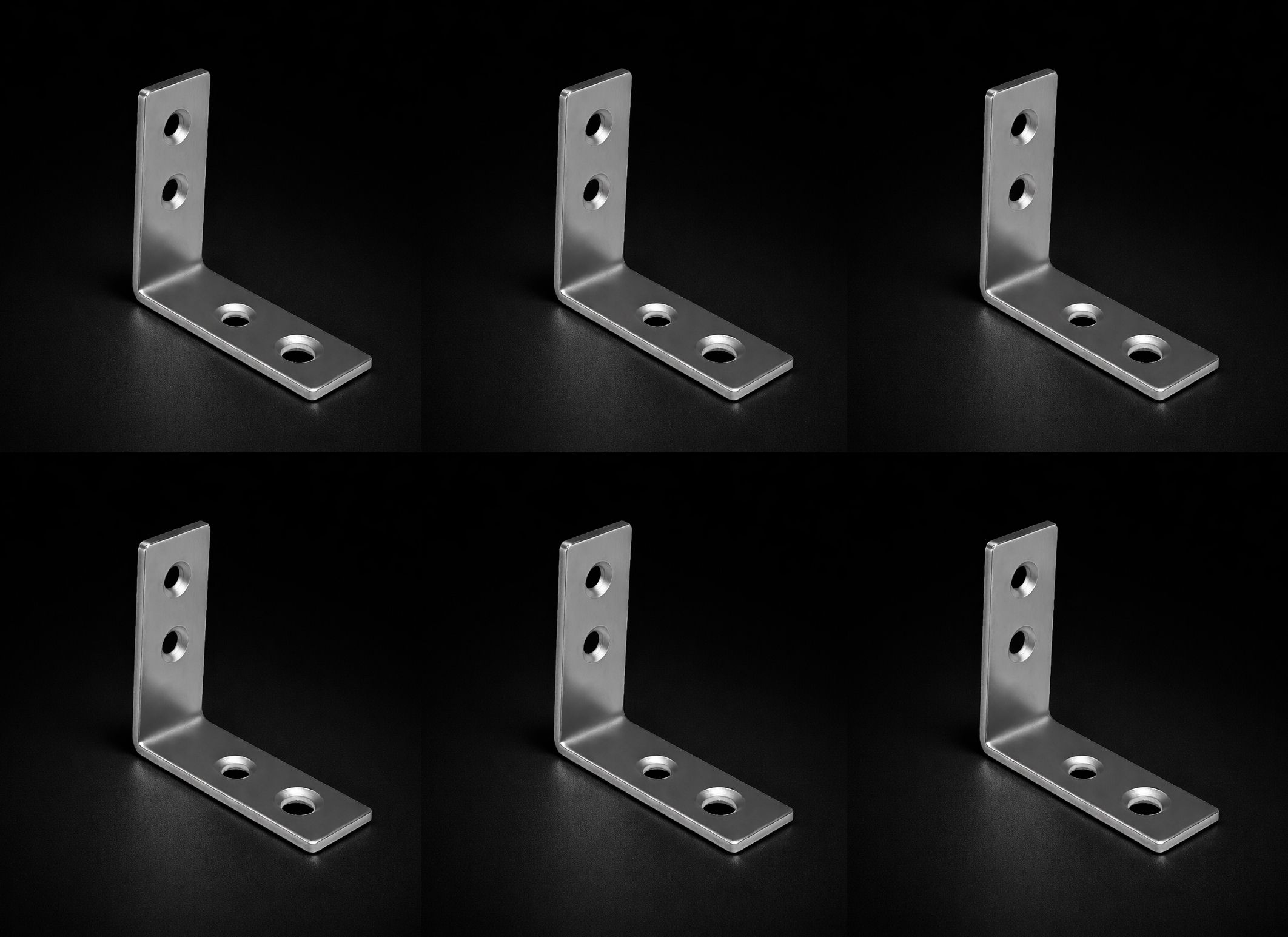 S.S L Patti Steel L-Shaped Support Angle/ L-Patti / L-Bracket 2inch pack of 6/ 2inchx2inch Shelf Bracket-image-10