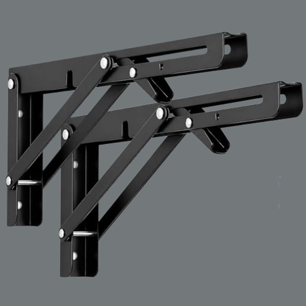 Adjustable Foldable Shelf Support Bracket for Multiple Rooms 20cm Shelf Bracket-image-29