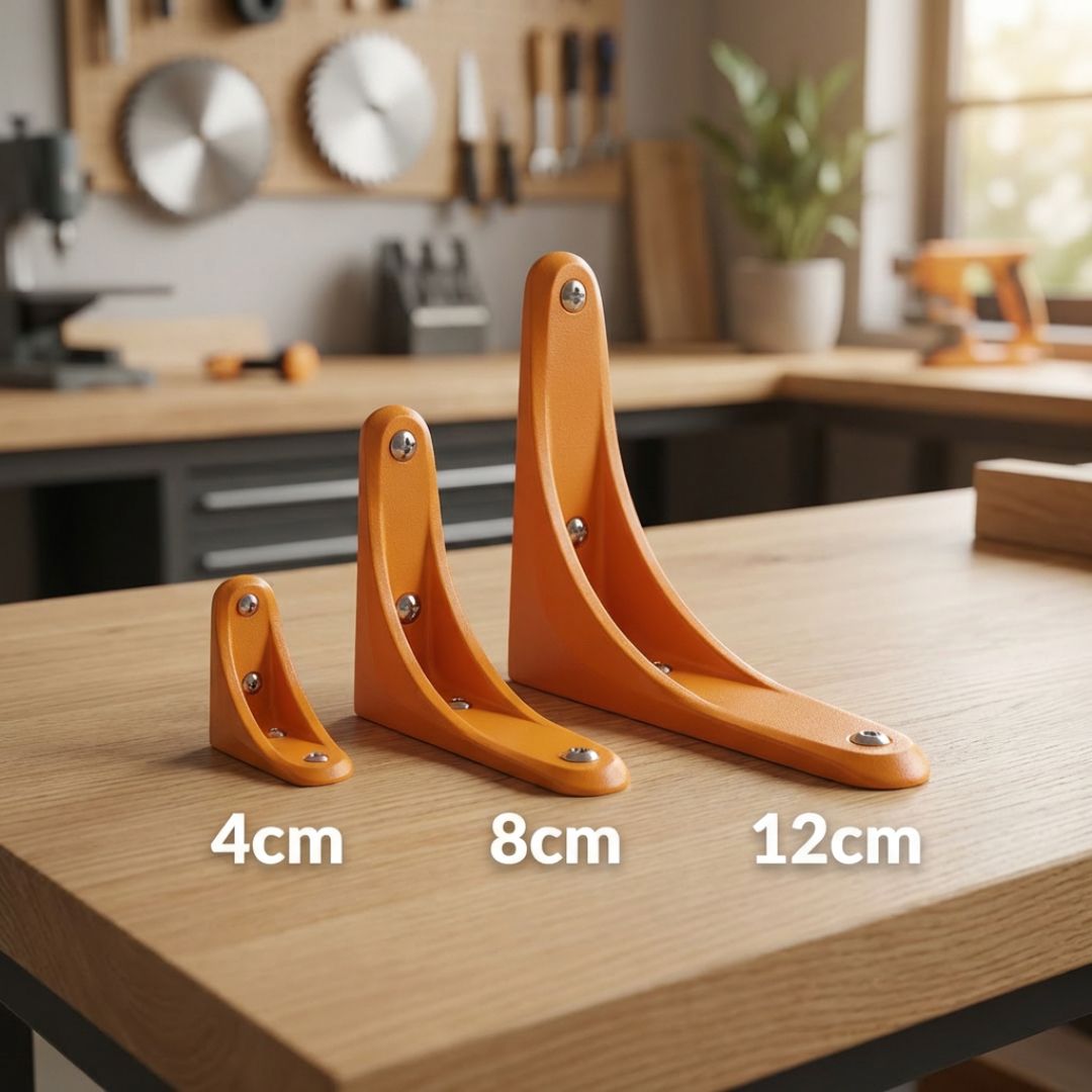 Heavy-Duty Modern Curved Shelf Brackets 12 CM, 8 CM, 4 CM Shelf Bracket-image-29